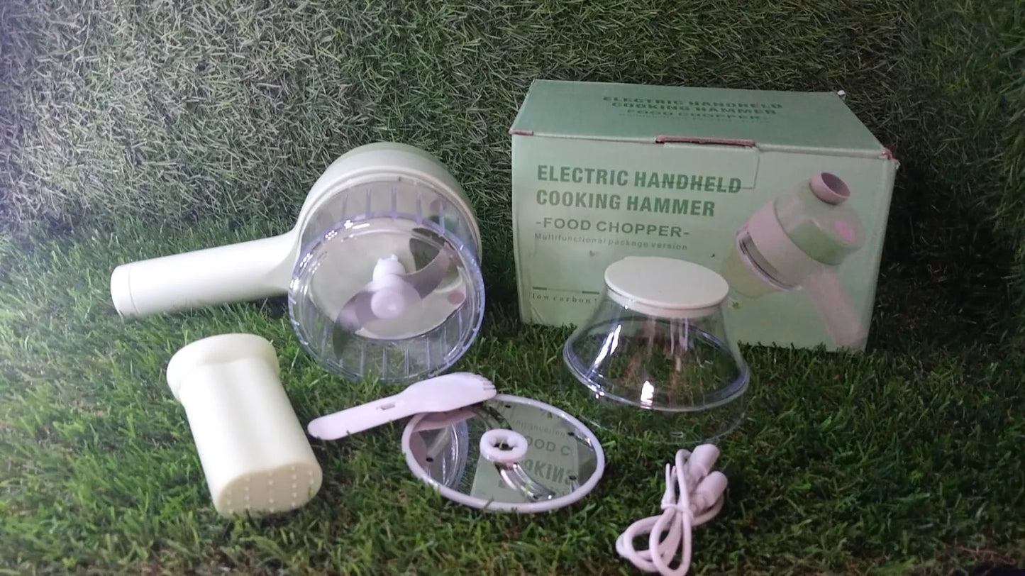 4 in 1 Portable Electric Vegetable Cutter Set