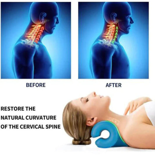 Neck Relaxer | Cervical Pillow for Neck and Shoulder Pain |